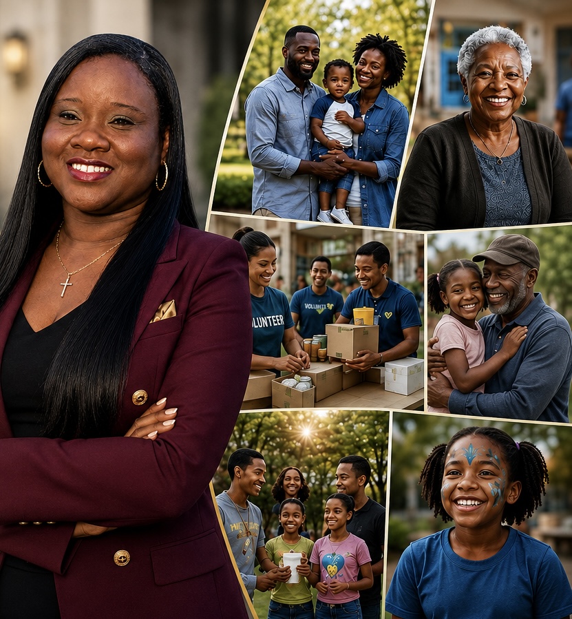 Dr. Tanya Thompson and MBS Health Network community collage