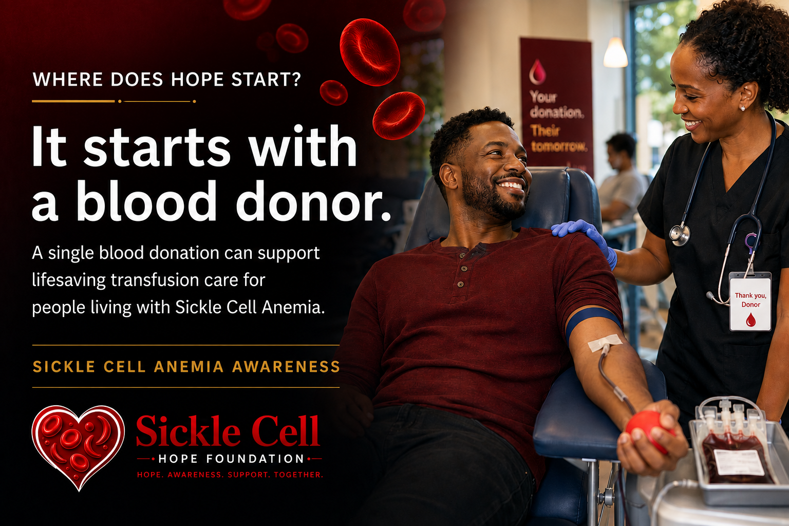 Where Does Hope Start? It starts with a blood donor.