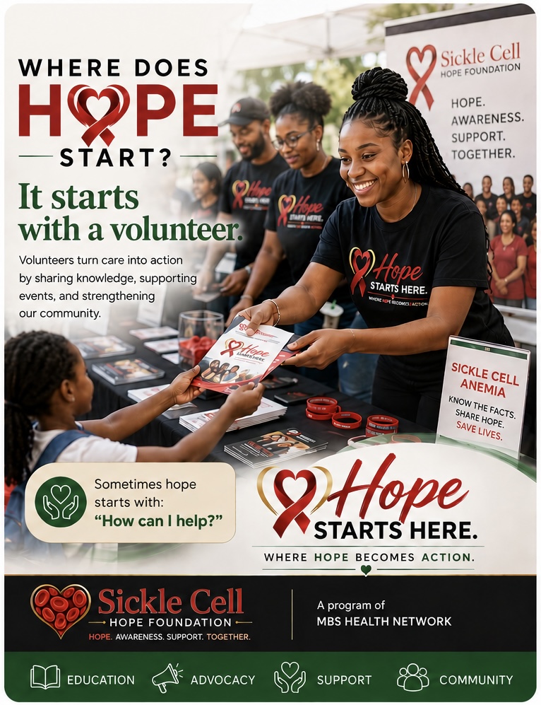Where Does Hope Start? It starts with a volunteer.